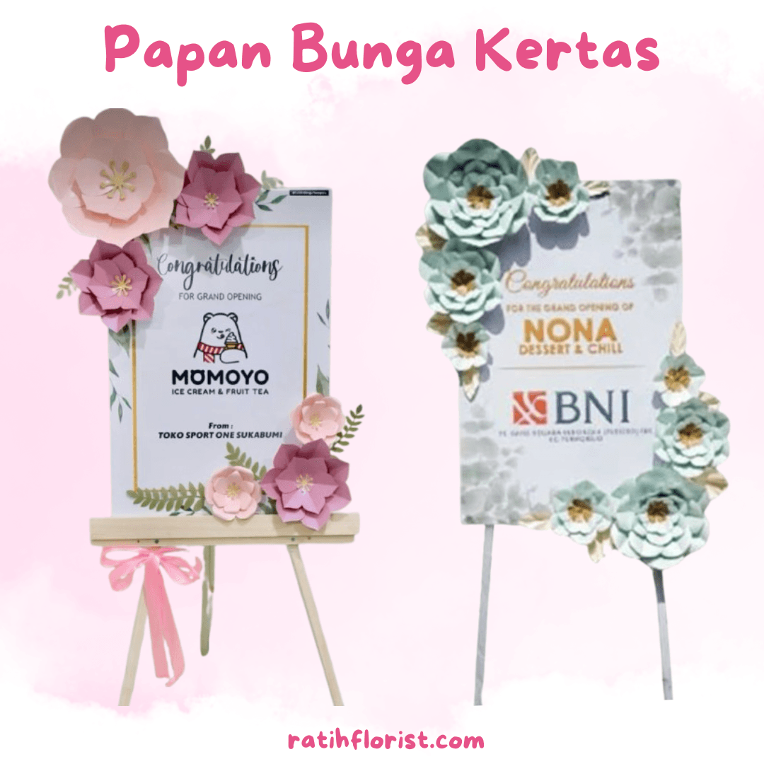Papan Bunga Kertas