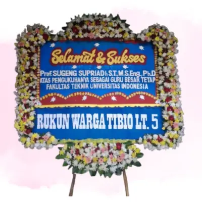 Karangan Bunga Papan Selamat Sukses Limo Depok