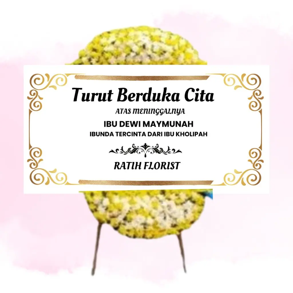 Karangan Bunga Papan Duka Cita Pancoran Mas Depok
